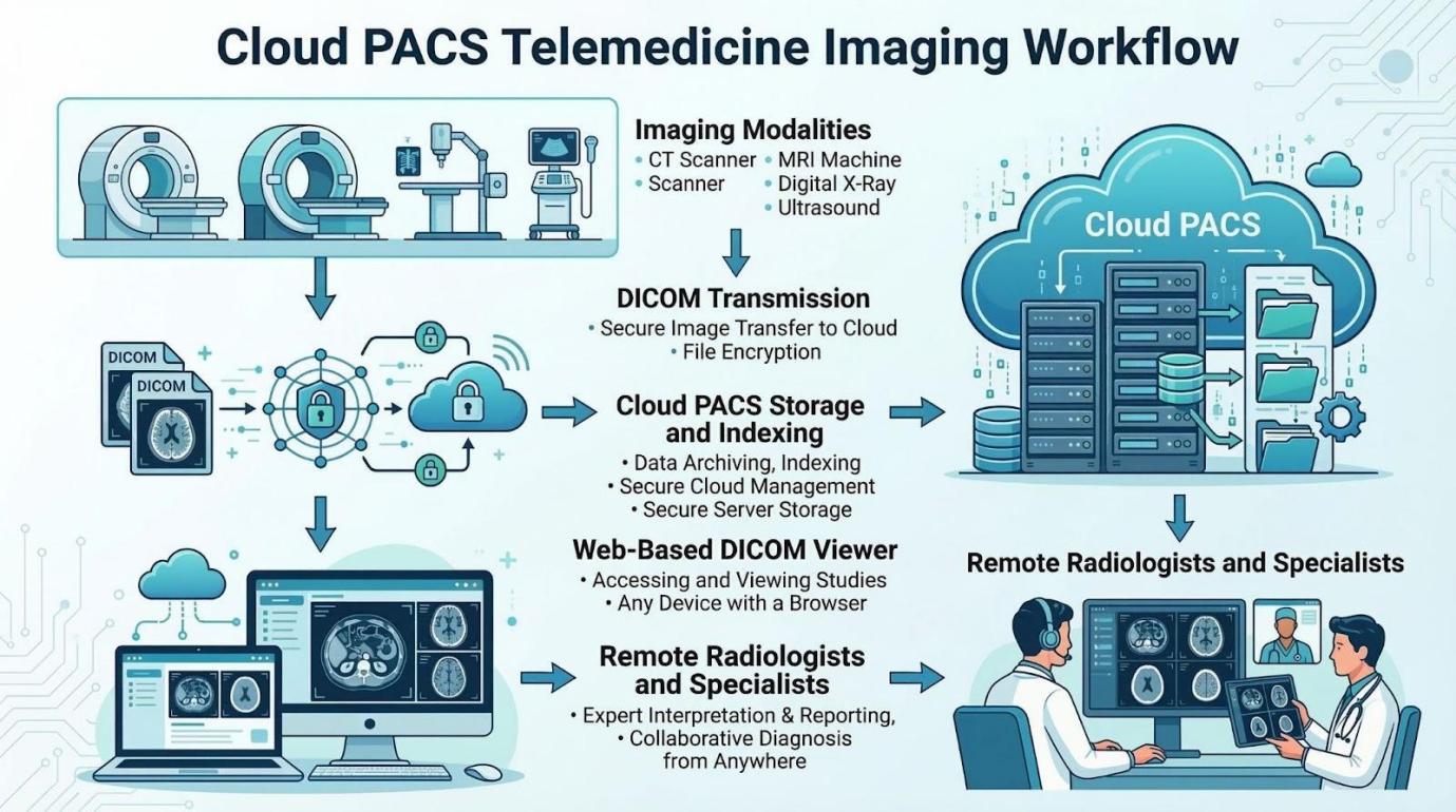 How Cloud-Based PACS is Revolutionizing Telemedicine and Remote Diagnostics